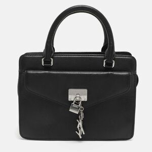 Dkny Elissa Black Leather Satchel